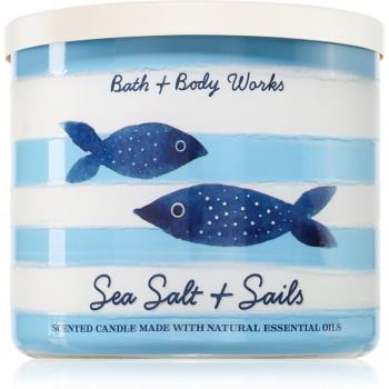 Bath & Body Works Sea Salt & Sails vonná svíčka 411 g