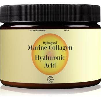 Jíme zdravě Marine Collagen + Hyaluronic Acid hydrolyzovaný kolagen s kyselinou hyaluronovou příchuť Mango 195 g