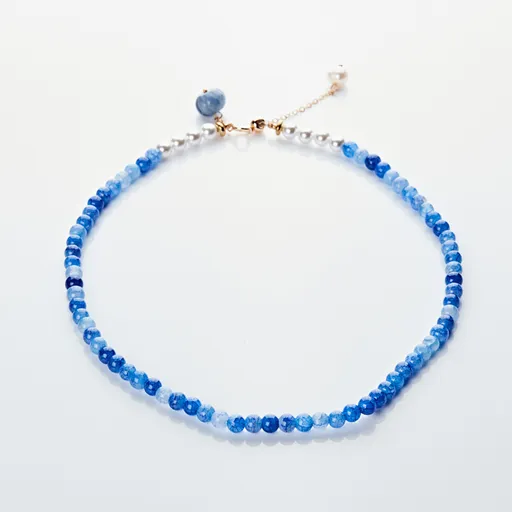 Jadeitový náhrdelník s karabinkou