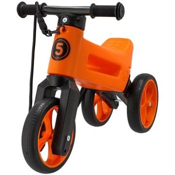 Teddies Odrážedlo FUNNY WHEELS Rider SuperSport oranž. 2v1+popruh (8595557514749)