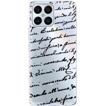 iSaprio Handwriting 01 pro black pro Honor X8 (hawri01b-TPU3-HonX8)