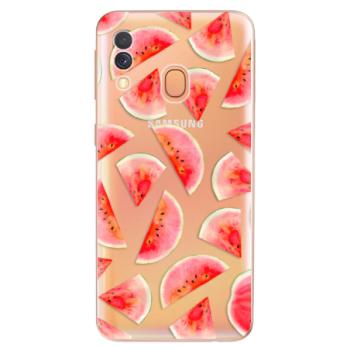 Odolné silikonové pouzdro iSaprio - Melon Pattern 02 - Samsung Galaxy A40