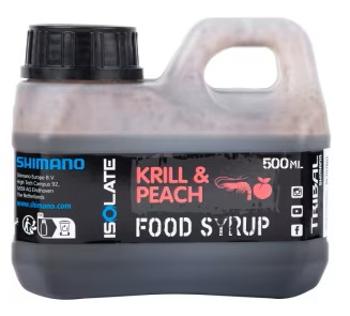 Shimano booster isolate food syrup attractant krill peach 500 ml