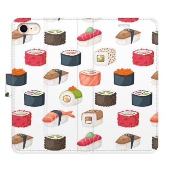 Flipové pouzdro iSaprio - Sushi Pattern 02 - iPhone 7/8/SE 2020