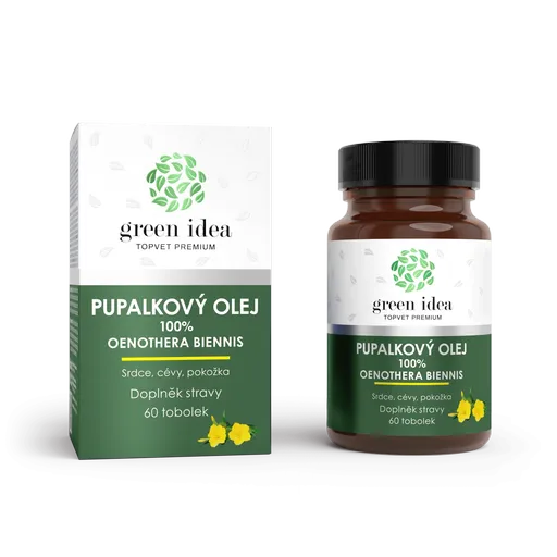 Pupalkový olej - tobolky 60 ks - Green idea