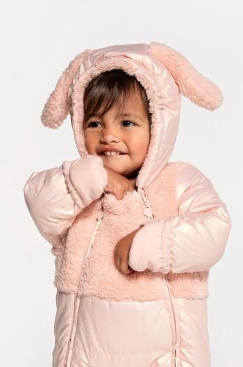 Kojenecký overal Coccodrillo ZC3156202OGN OUTERWEAR GIRL NEWBORN růžová barva