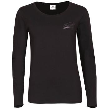 Russell Athletic LONG SLEEVE TEE SHIRT Dámské tričko, černá, velikost