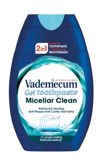 Vademecum Gel 2v1 Micellar Clean zubní pasta 75 ml