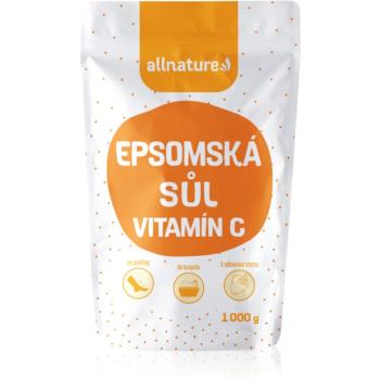 Allnature Epsomská sůl + vitamín C sůl do koupele 1000 g