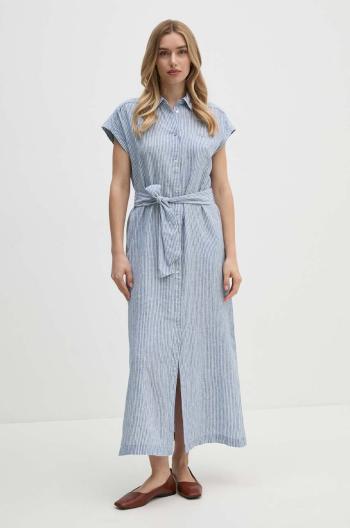 Lněné šaty Pepe Jeans MAYA maxi, PL953555