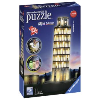 Puzzle 3D Pisa (Noční edice) 216 dílků