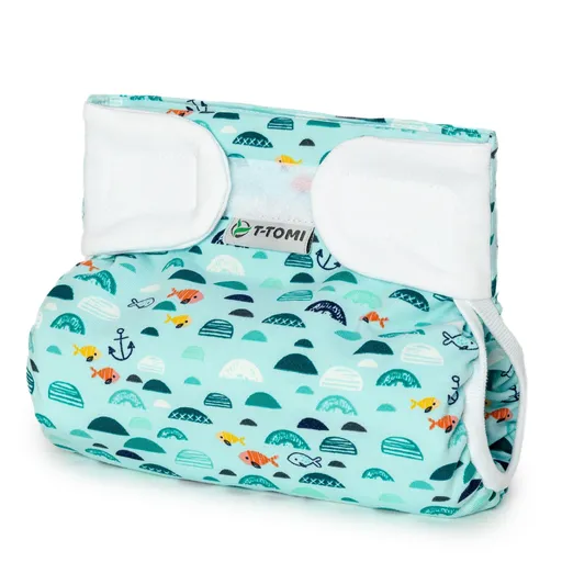 T-tomi Ortopedické abdukční kalhotky - suchý zip Green sea (3-6kg)