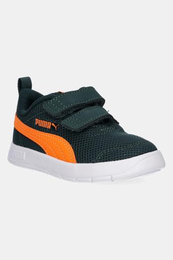 Detské tenisky Puma Courtflex V3 Mesh Inf oranžová farba, 398086