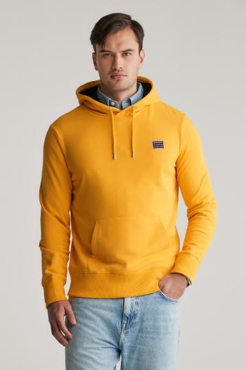 MELEGÍTŐFELSŐ GANT CONTRAST SWEAT HOODIE DAFFODIL YELLOW