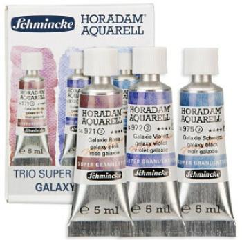 Supergranulující akvarelové barvy Horadam 3x5ml Galaxy