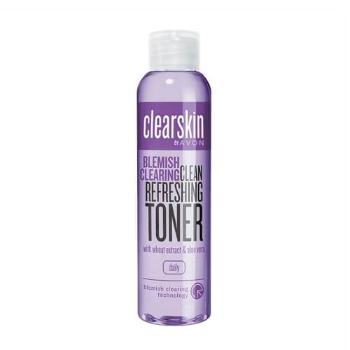 Avon Čisticí pleťová voda proti akné s kyselinou salicylovou, s výtažkem z pšenice a aloe vera Clearskin (Clean Refreshing Toner) 100 ml