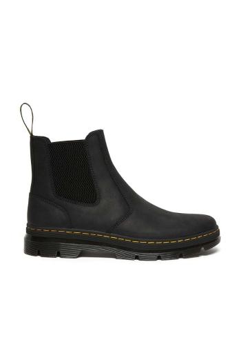 Boty s gumou Dr. Martens Embury černá barva, na plochém podpatku, DM26002001