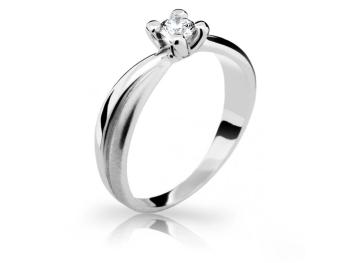 Cutie Jewellery Krásný prsten z bílého zlata se zirkonem Z6873-1861-10-X-2 52 mm
