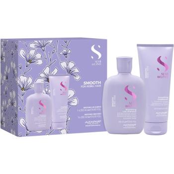 Alfaparf Milano Semi di Lino Smooth Kit sada pro nepoddajné a krepatějící se vlasy