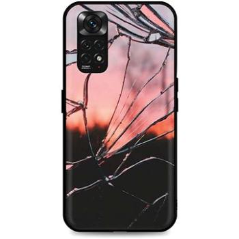 TopQ Kryt LUXURY Xiaomi Redmi Note 11 pevný Pink Broken 71843 (Sun-71843)