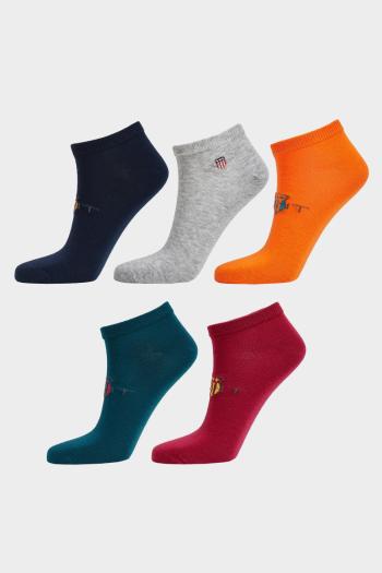 PONOŽKY GANT CONTRAST ARCHIVE SHIELD SOCKS 5-P VIVID ORANGE