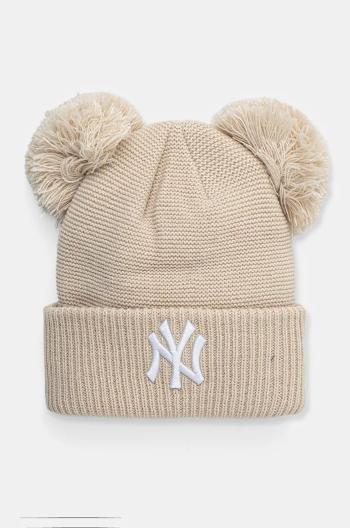 Čepice New Era NEW YORK YANKEES béžová barva, 60565265