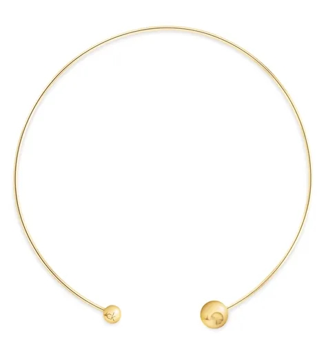 Calvin Klein Originální otevřený náhrdelník Sculptural Bubbles 35000785