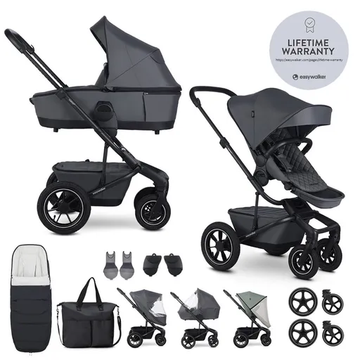 EASYWALKER Kočárek kombinovaný Harvey⁵ Premium Mineral Grey XXL AIR