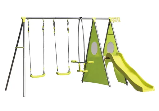 Zostava hojdačiek Marimex 112 so šmykľavkou