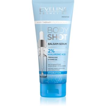 Eveline Cosmetics Body Shot 2% Hyaluronic Acid hloubkově hydratační balzám pro suchou pokožku 200 ml