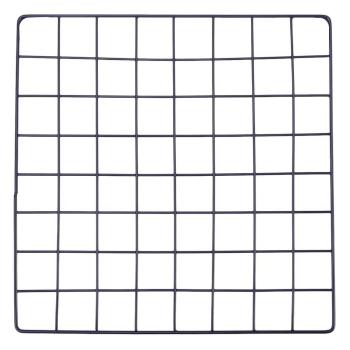 Reminder 2 részes fekete fém üzenőfal, 60 x 60 cm