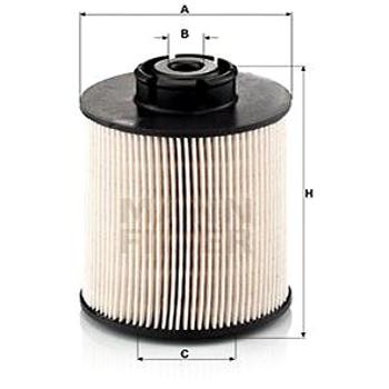 MANN-FILTER PU1046/1x pro vozy MERCEDES-BENZ (PU1046/1x)