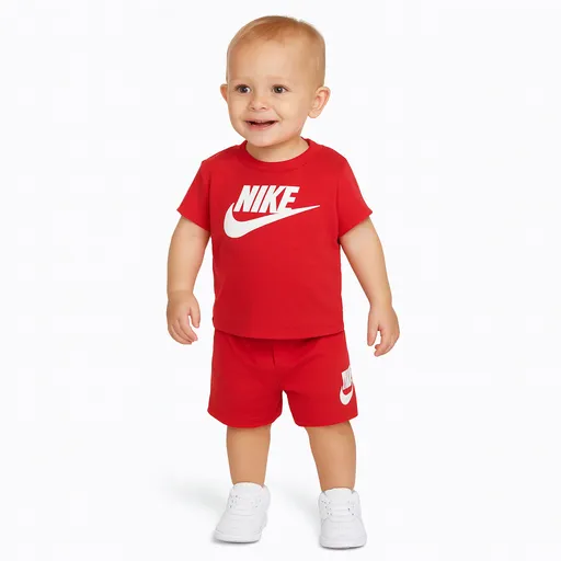 Nike kids club tee and short set 12m