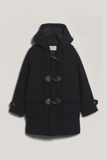 KABÁT GANT WOOL DUFFEL EVENING BLUE