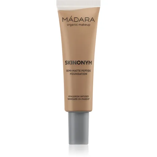MÁDARA Skinonym Semi-Matte Peptide dlouhotrvající make-up s peptidy odstín #60 Olive 30 ml