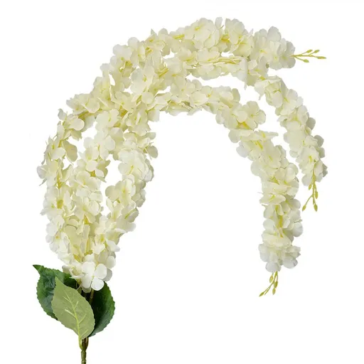 Dekorace béžová umělá převislá květina - 6*6*108 cm Clayre & Eef