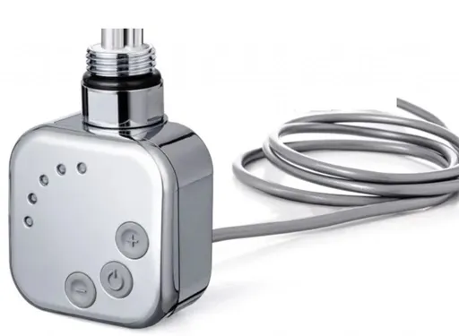 OLSEN SPA Topná tyč BURGH s termostatem a časovačem Barva topné tyče Chrom, Typ připojení Rovný kabel, Výkon topné tyče 400 W RDOHT2RK40002