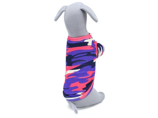 Vsepropejska Wapi hebká mikina pro psa Barva: Maskáčová, Délka zad (cm): 40, Obvod hrudníku: 48 - 52 cm