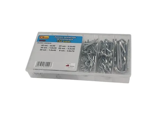 Sada pružinových závlaček AVOSS G0409 150ks