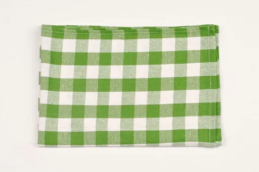 Profod Bavlněná utěrka KARIN - Zelená / bílá