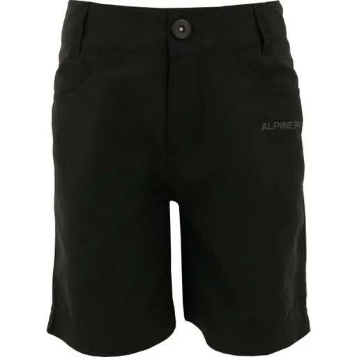 ALPINE PRO VASO Dětské kraťasy, černá, velikost 104-110