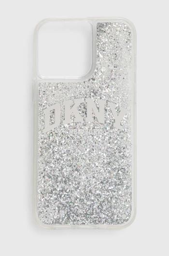 Obal na telefon Dkny iPhone 15 Pro Max 6.7" bílá barva, DKHCP15XLBNAET