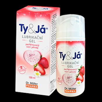 Lubrikačný gél Ty &amp; Ja parfumovaný vôňou jahody 100 ml Dr. Müller