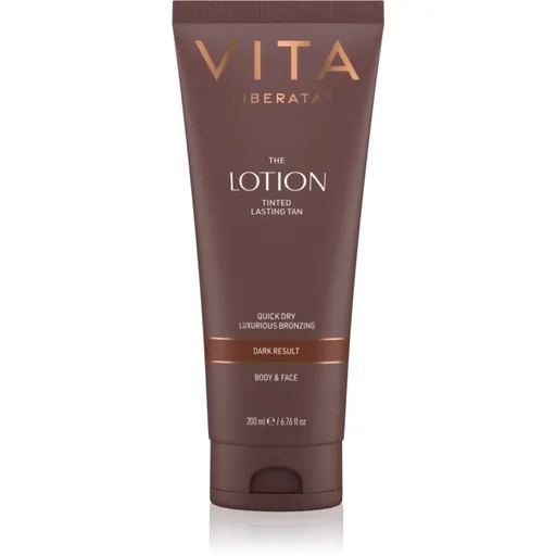 Vita Liberata Tinted Tanning Lotion samoopalovací tělové mléko odstín Dark 200 ml