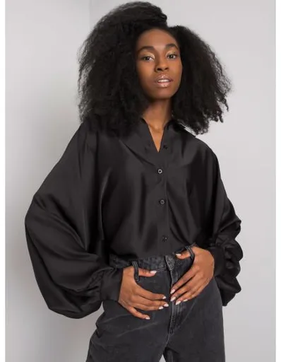 Dámská košile se širokými rukávy CRISTINA černá