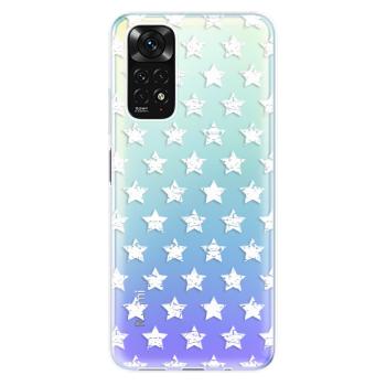 Odolné silikonové pouzdro iSaprio - Stars Pattern - white - Xiaomi Redmi Note 11 / Note 11S