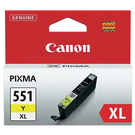 CANON CLI-551-XL Y - originální cartridge, žlutá, 11ml