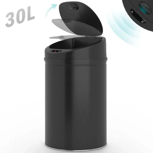 Automatický odpadkový koš se senzorem 30 l černý