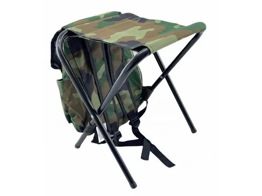 Kempingové skládací křeslo, maskáčové
