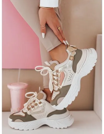 Dámské tenisky na platformě CELESTIC zelené